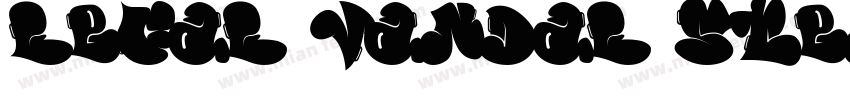 Legal Vandal Stencil字体转换